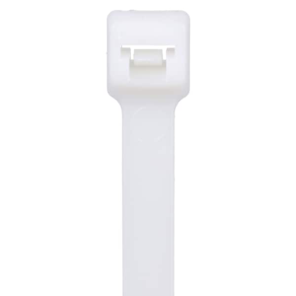 Panduit Cable Tie, 43-1/2 in L, 13 in Max Bundle Dia., Natural, Nylon 6/6, 175 lb Strength, 25 PK PLT13H-Q - main
